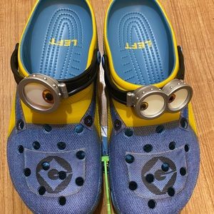 CROCS Blue and Yellow Sandals Minions  Sz:13
